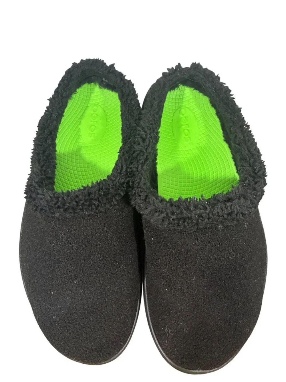 OOFOS OOcoozie Mule Mens Black Slip-On Shoes Size M8/EU 41